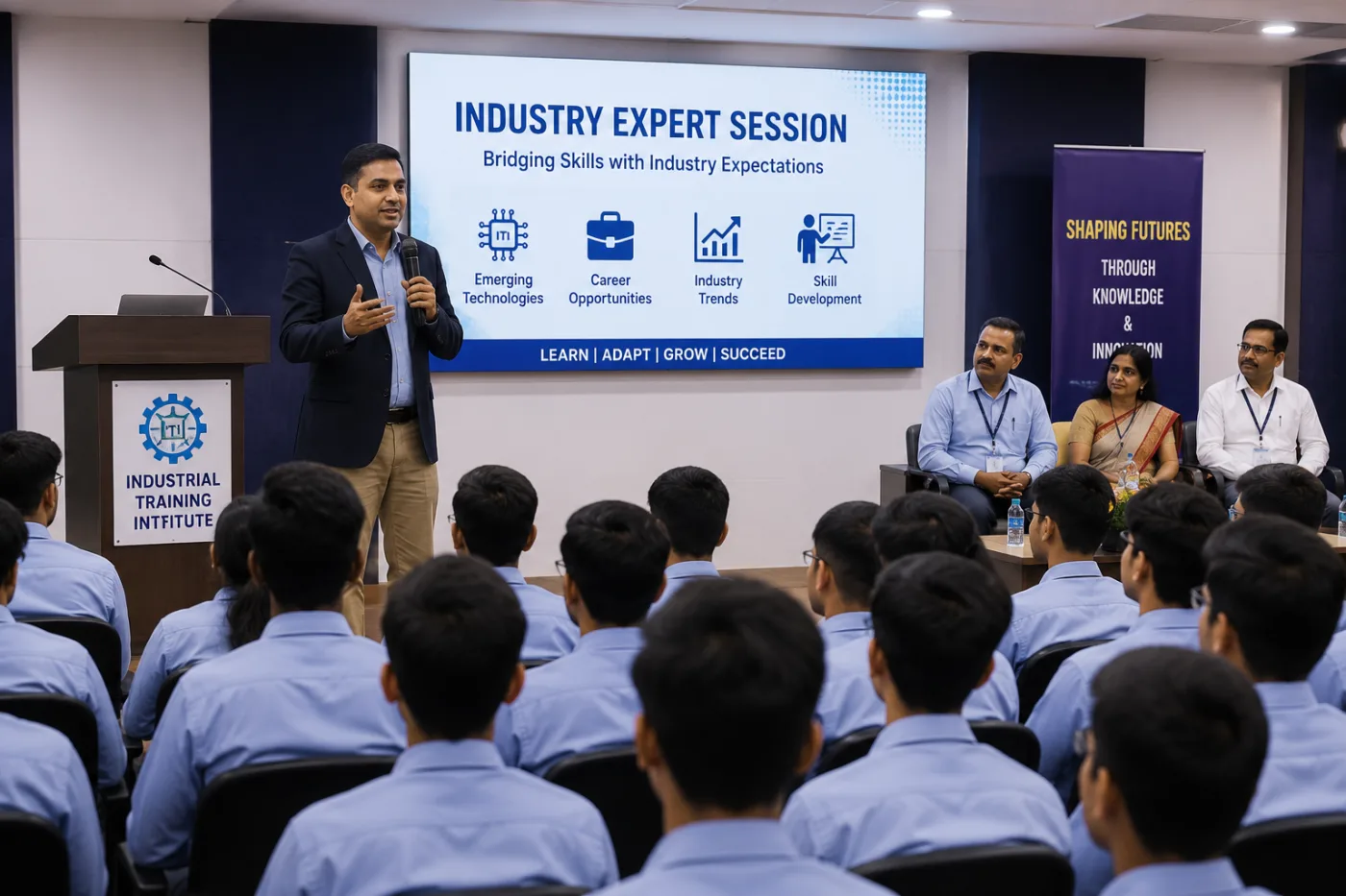 Industry Expert Conducts Career Guidance Session