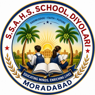 S S AsharamJi h.s school diyolari moradabad logo